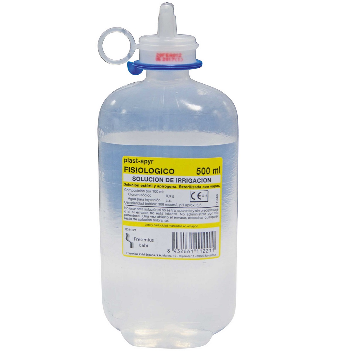 SUERO FISIOLOGICO IRRIGACION 500ML.