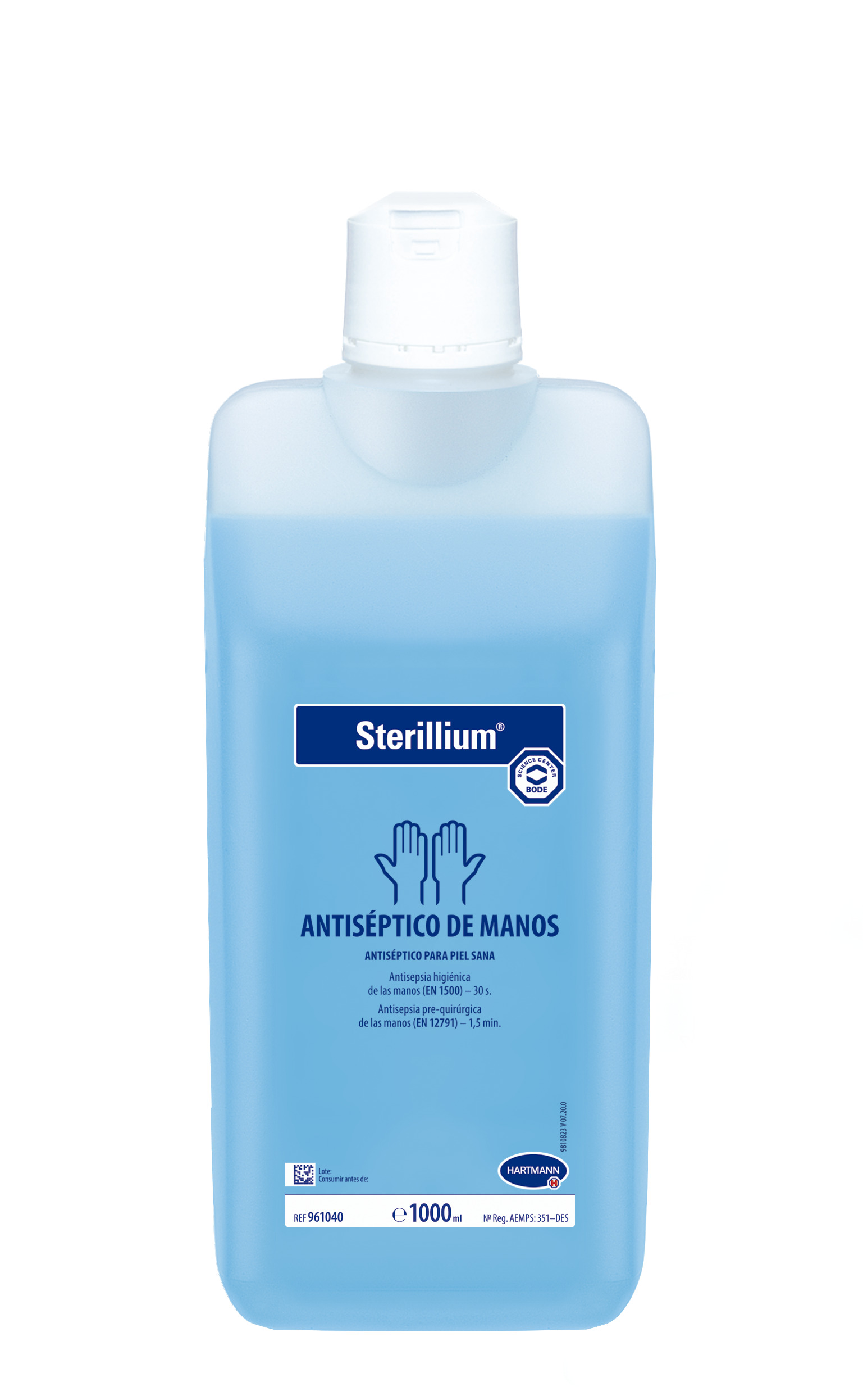 STERILLIUM DESINFECTANTE DE MANOS 1000ML HARTMANN