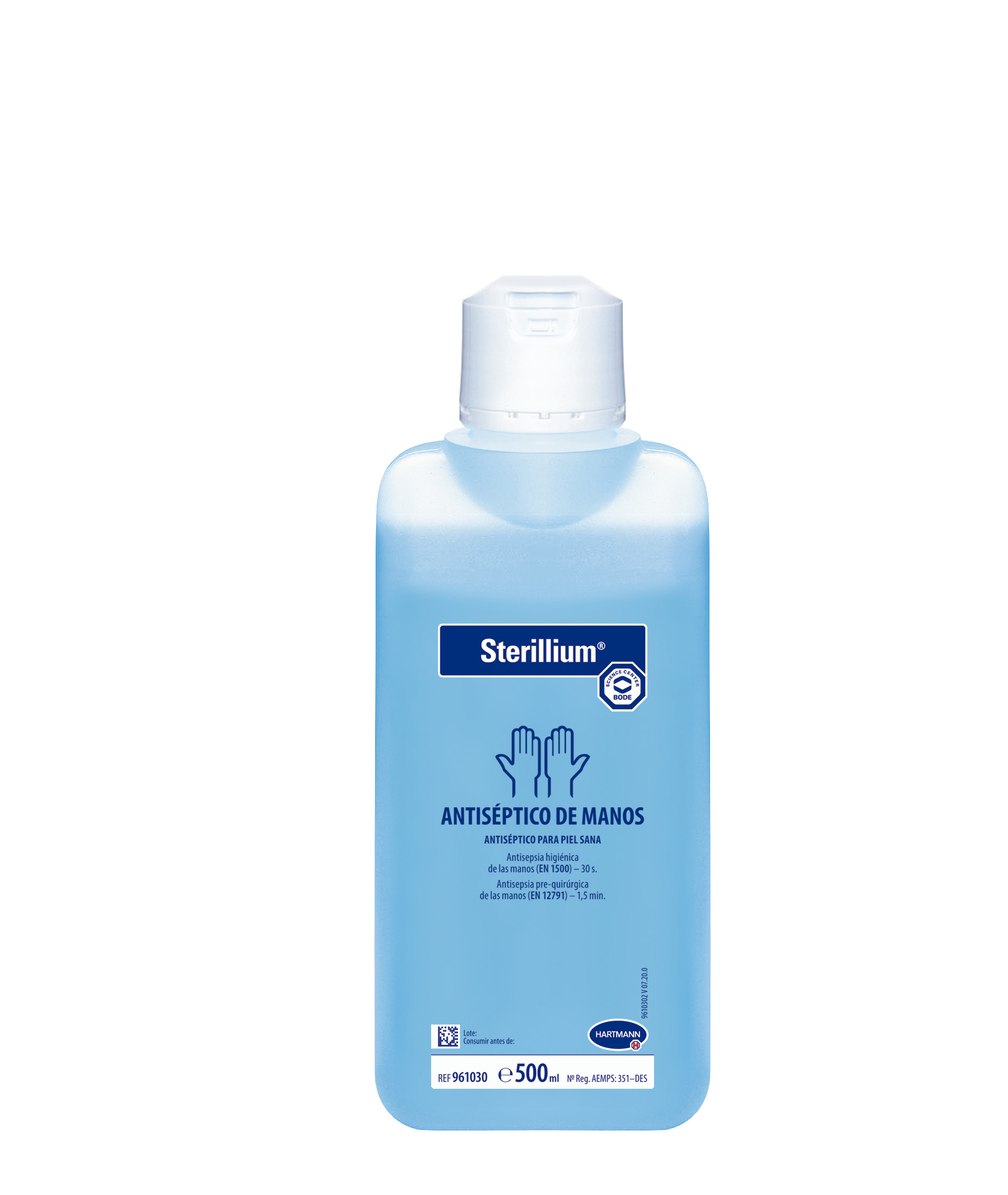 STERILLIUM DESINFECTANTE DE MANOS 500ML BODE