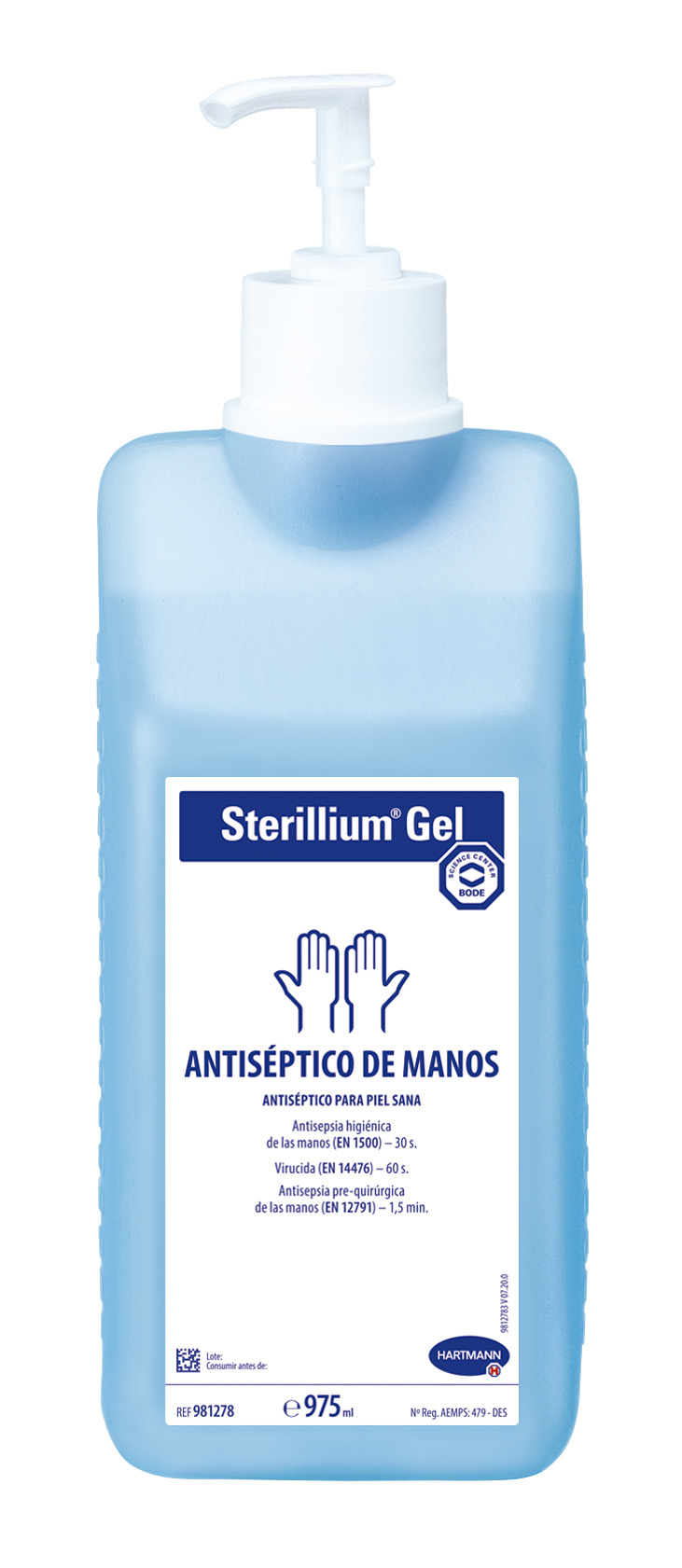 STERILLIUM GEL 975ML CON VALVULA DOSIFIC BODE