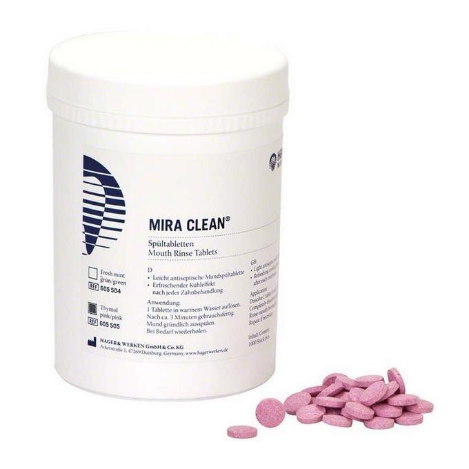 TABLETAS HIGIENE BUCAL 1000TABLETAS (ROSA) HAGER