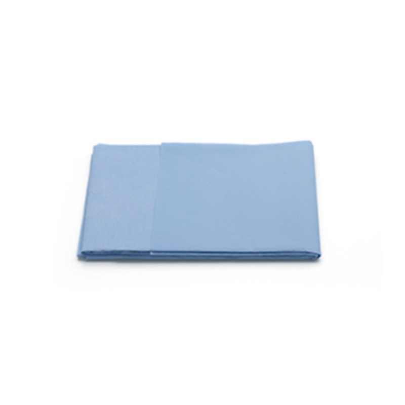TALLA ESTÉRIL HIDROREPELENT 100X150 AZUL 25U - OMNIA