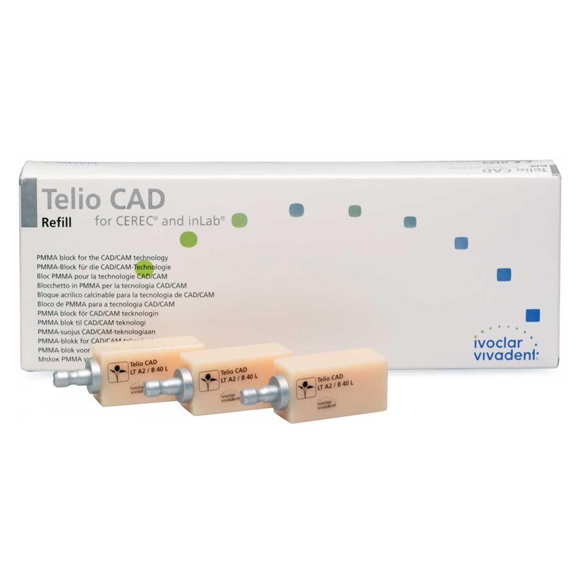 BLOQUES TELIO CAD CEREC/INLAB B40L - IVOCLAR
