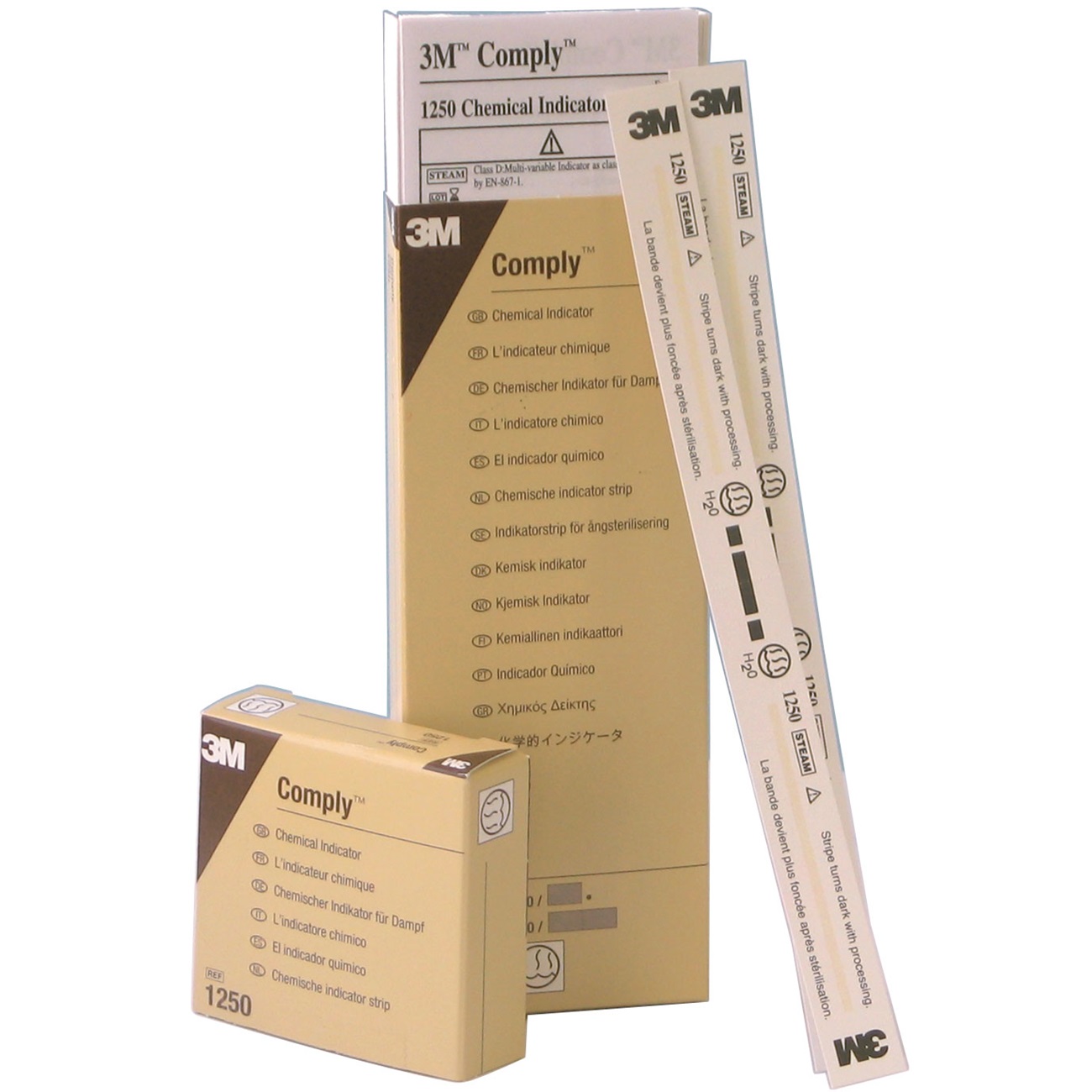 COMPLY TIRAS QUIMICAS ESTERILIZACION VAPOR 240U SOLVENTUM