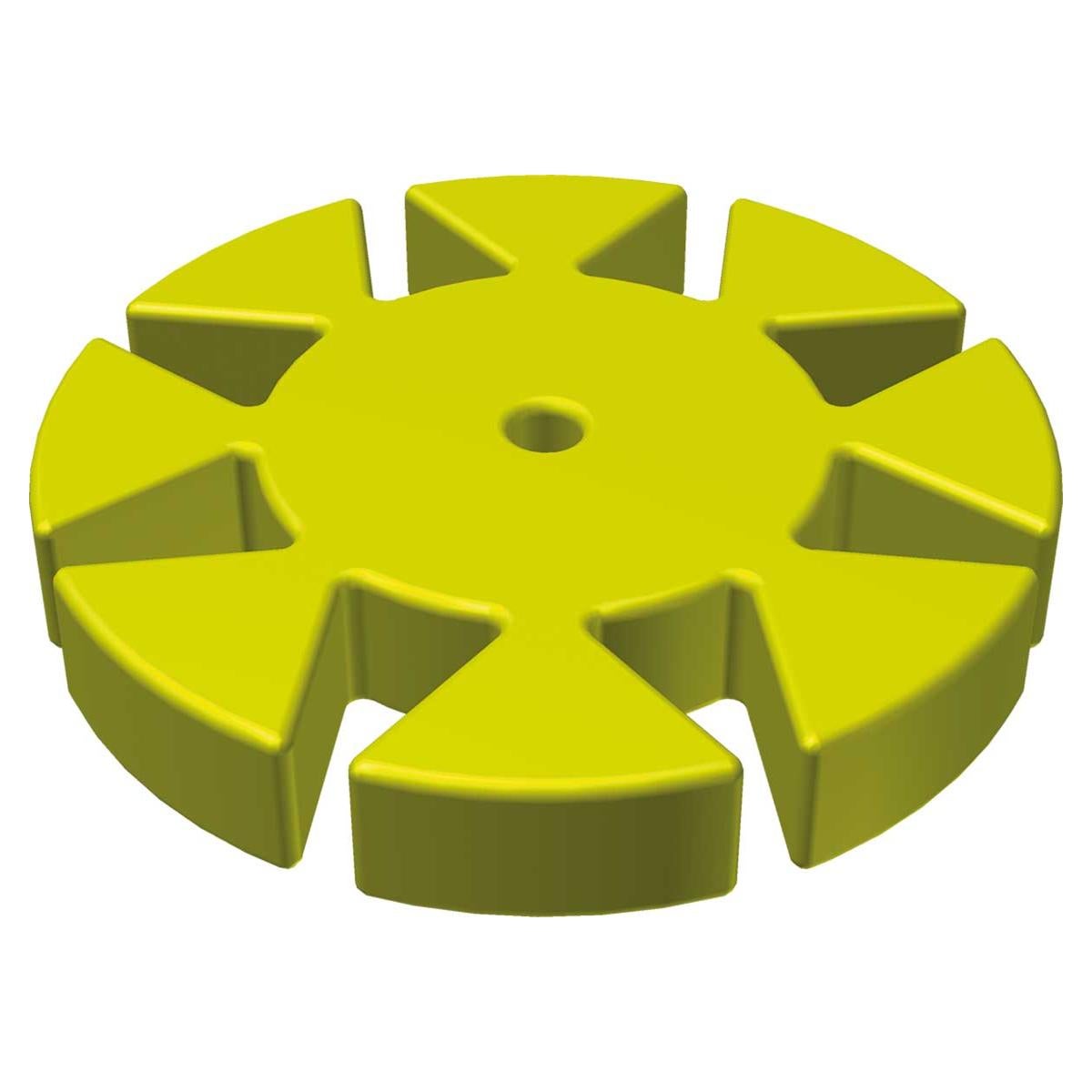 TOPE SILICONA CON PETALOS TRASLÃCIDO 100U FKG