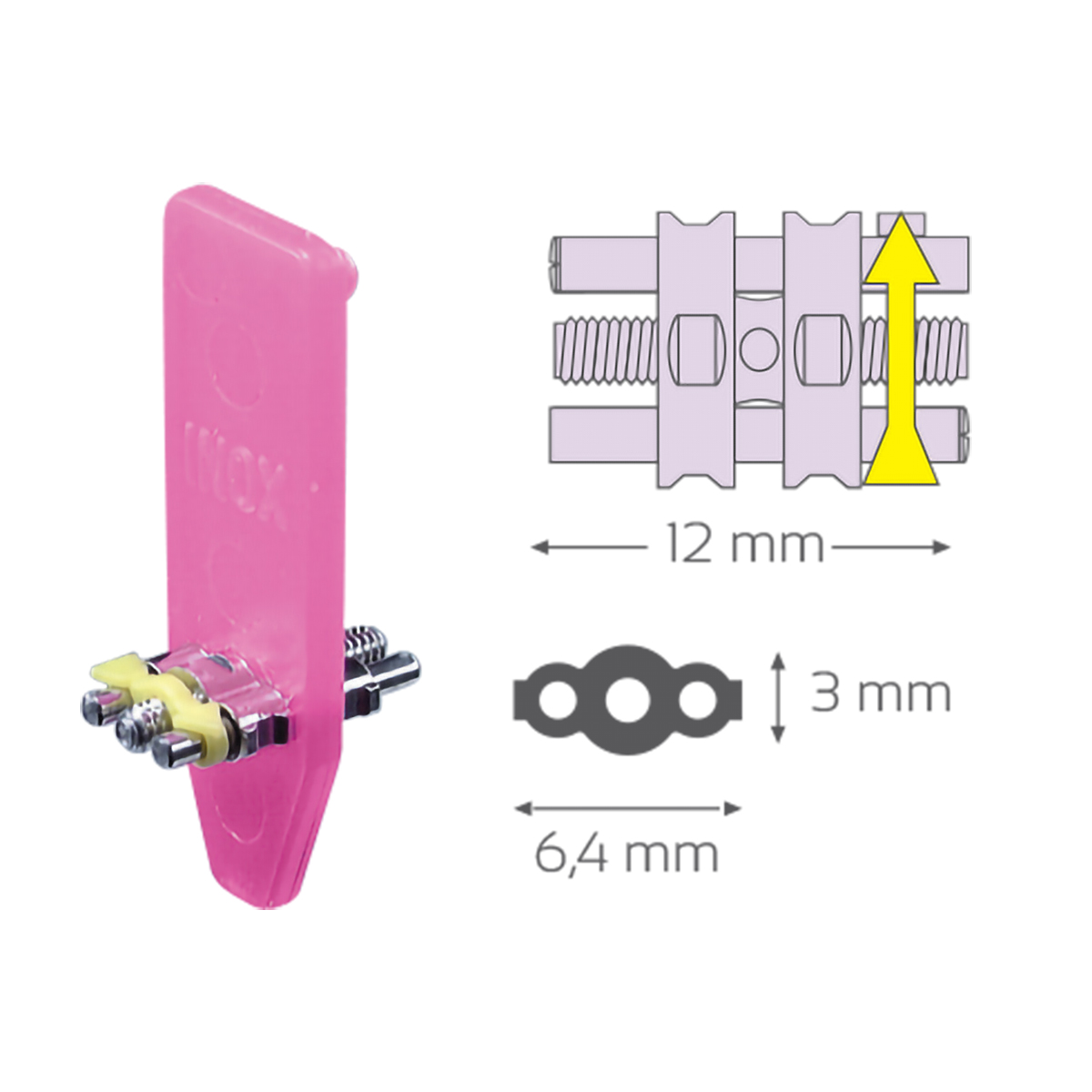 TORNILLO EXPANSION 12MM UNIVERSAL 10U - LEONE