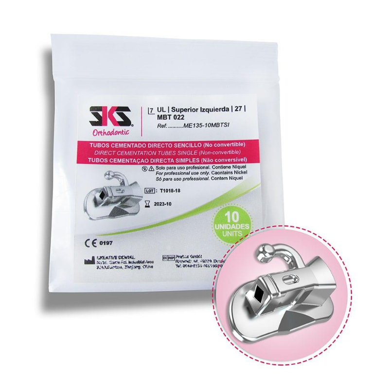 TUBO CEMENTAR SIMPLE NO CONVERT N16  0,018 10U SKS