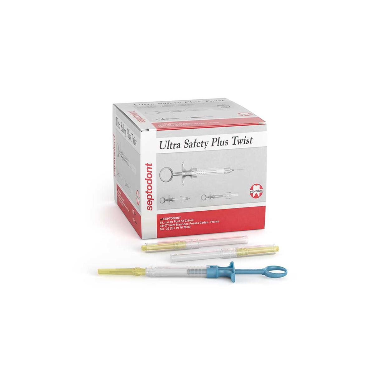 ULTRA SAFETY PLUS TWIST 27G 35MM 1,8ML 100U - SEPTODONT