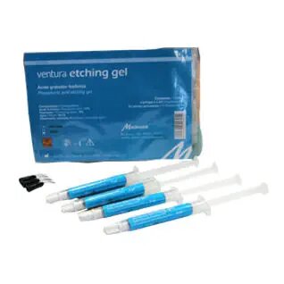 VENTURA ETCHING GEL 4X3ML + 12 TIPS MADESPA