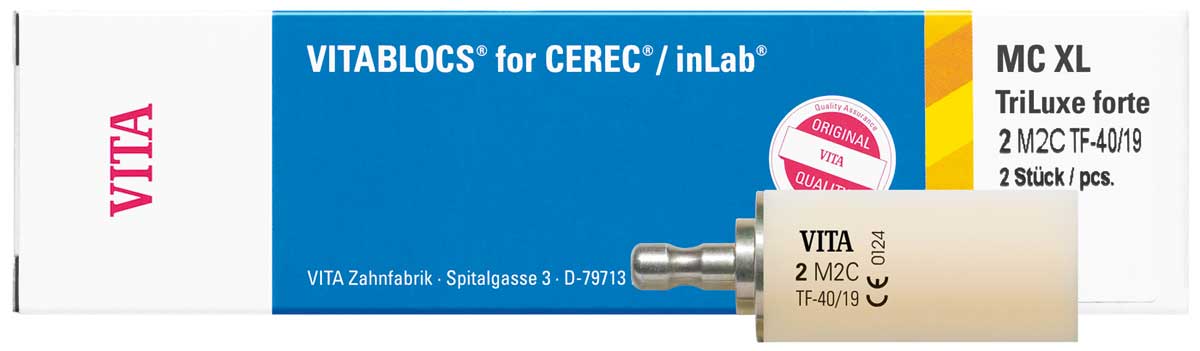 BLOQUES VITABLOCS TRILUXE FORTE CLASSICAL CEREC E INLAB - VITA