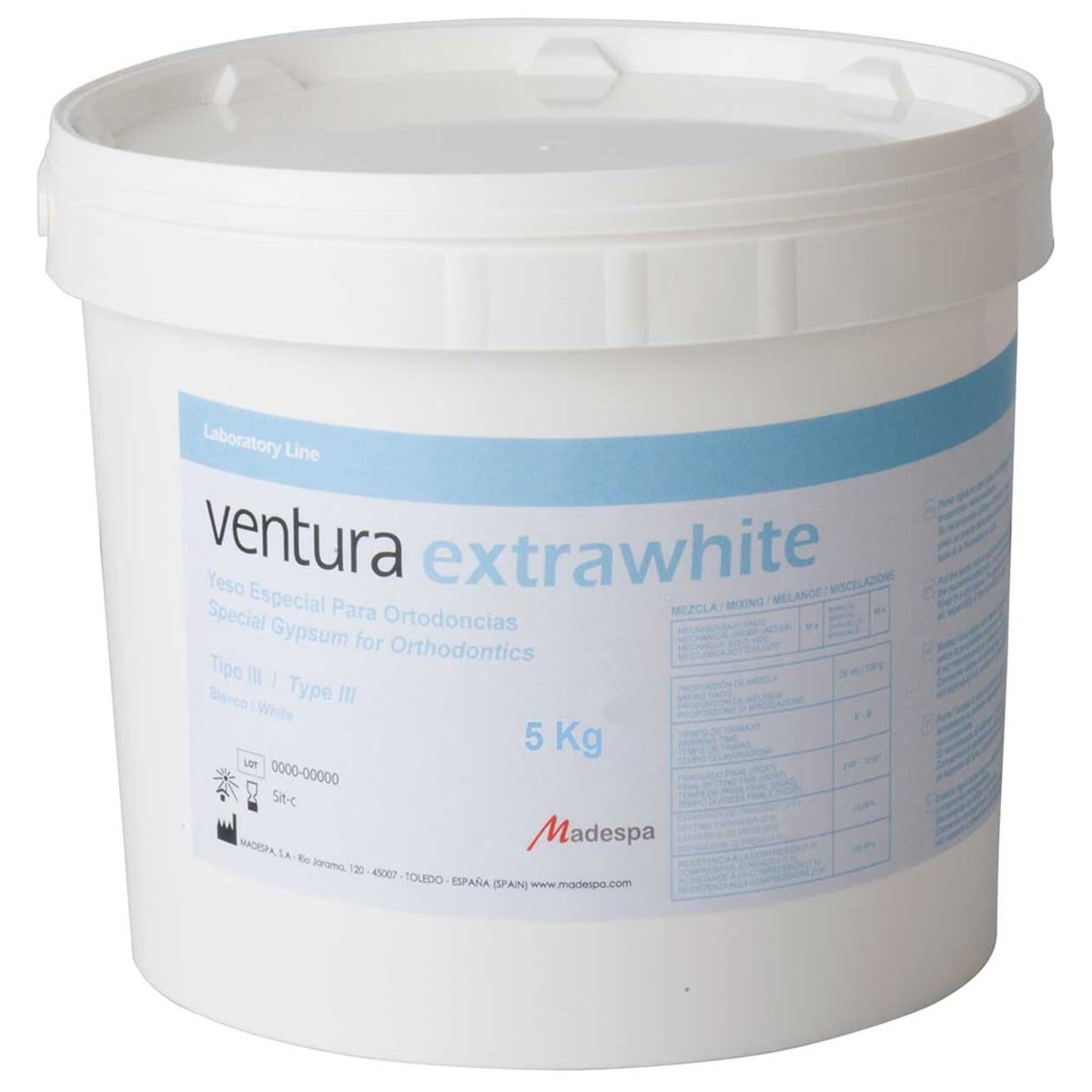 YESO ESCAYOLA VENTURA EXTRAWHITE 5KG MADESPA