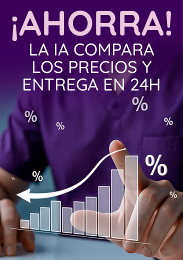 Comparador de precios de material dental IA para comparar precios de material dental en Dentigram